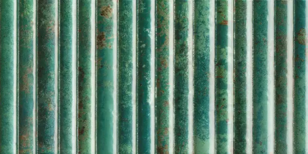 Incurve Fluted Sage 6x12 Glossy Ceramic Wall Structure Tile