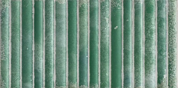Incurve Fluted Turchese 6x12 Glossy Ceramic Wall Structure Tile