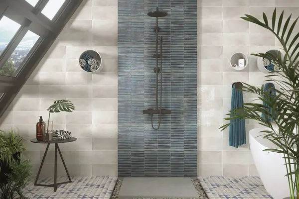 Incurve Fluted Green 6x12 Glossy Ceramic Wall Structure Tile