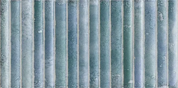 Incurve Fluted Light Blue 6x12 Glossy Ceramic Wall Structure Tile