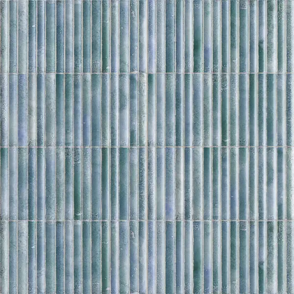 Incurve Fluted Light Blue 6x12 Glossy Ceramic Wall Structure Tile