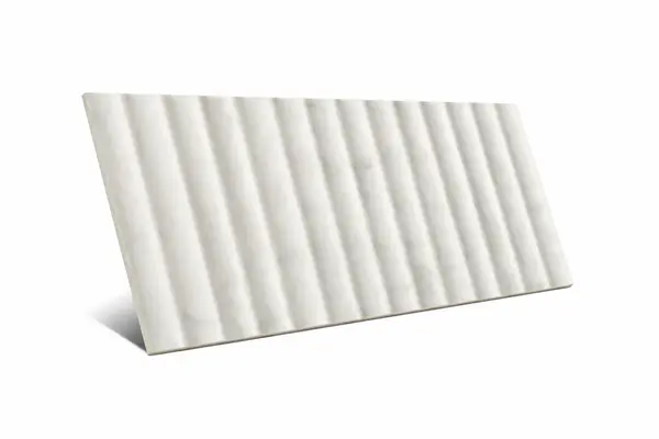 Incurve Fluted Marble 6x12 Semi-Glossy Ceramic Wall Structure Tile