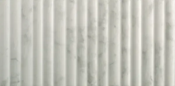 Incurve Fluted Marble 6x12 Semi-Glossy Ceramic Wall Structure Tile