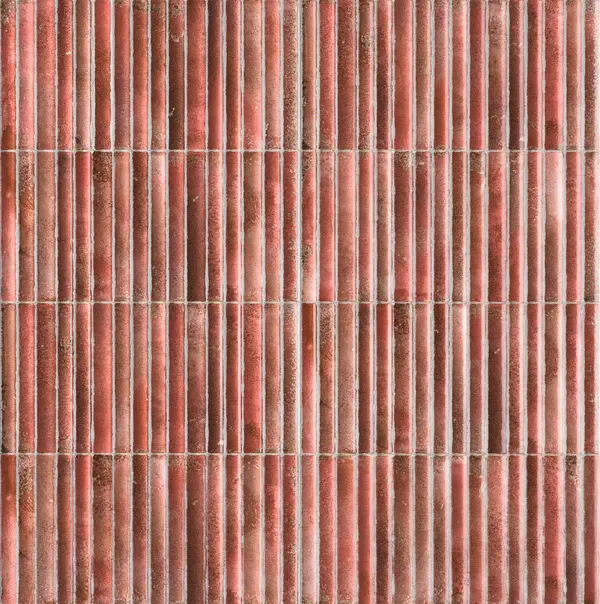 Incurve Fluted Red 6x12 Glossy Ceramic Wall Structure Tile