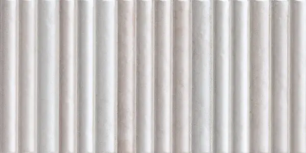 Incurve Fluted Linen White 6x12 Glossy Ceramic Wall Structure Tile