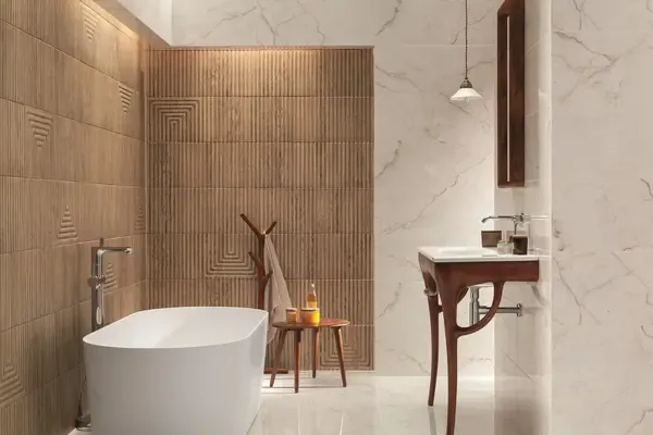 Liberte Wood 12x30 Matte Ceramic Structure 2 Wall Tile