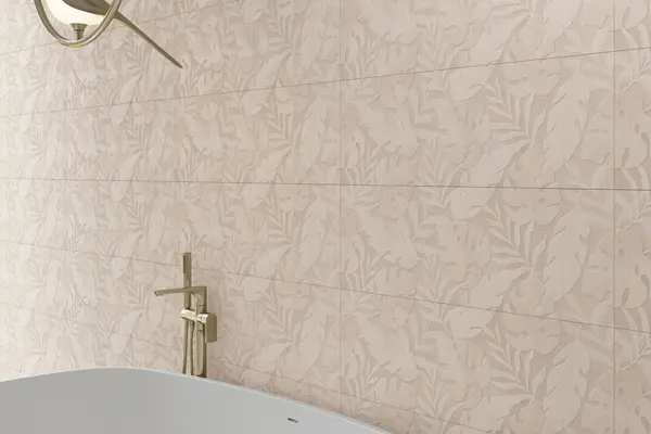 Metallic Beige 12x36 Matte Ceramic Structure 1 Wall Tile