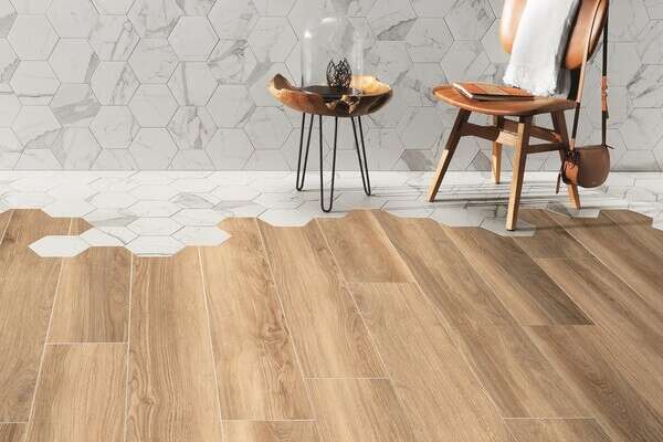 Mountain Ash Coral 9x60 Matte Wood Look Structure Porcelain Tile