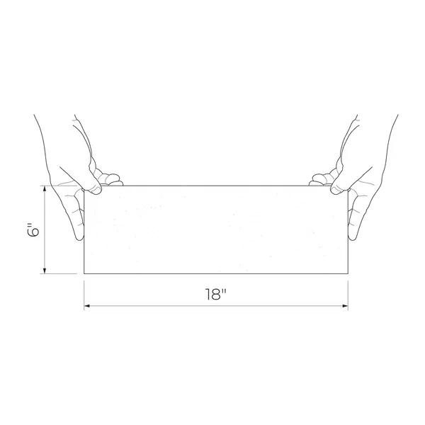 Organic Matt White STR Wall Tile 6x18