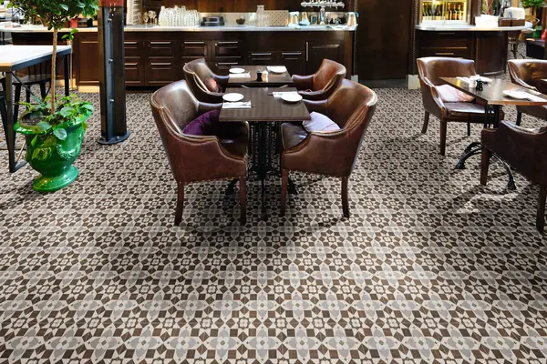 Patch Brown 8x8 Matte Porcelain Décor Tile "1"