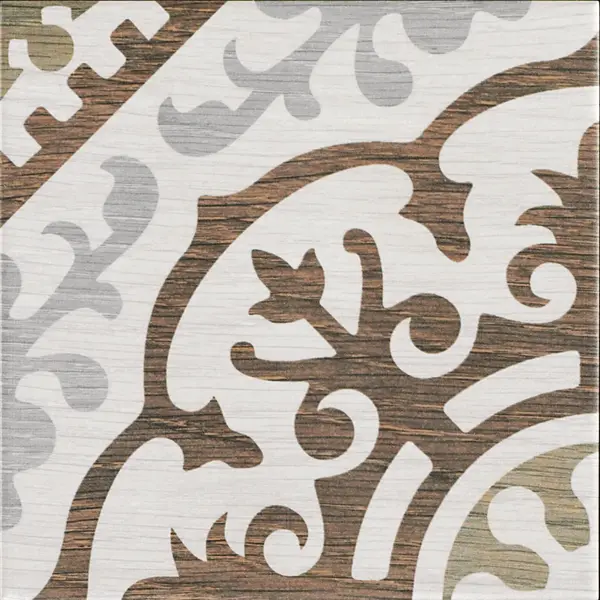 Patch Mix 8x8 Matte Porcelain Décor Tile "2"