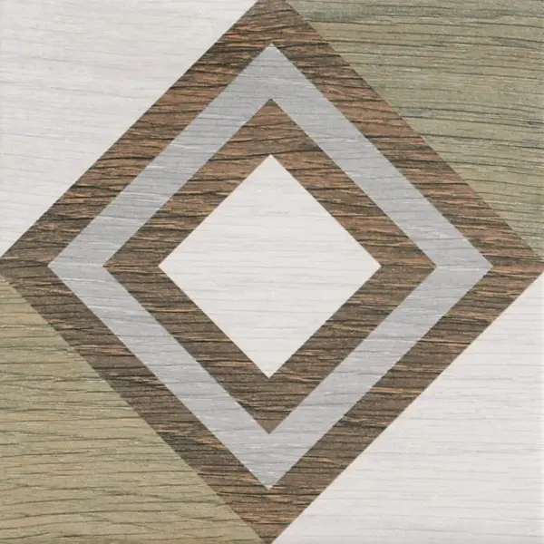 Patch Natural 8x8 Matte Porcelain Décor Tile 3