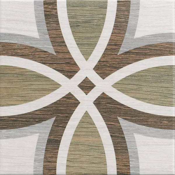 Patch Natural 8x8 Matte Porcelain Décor Tile "4"