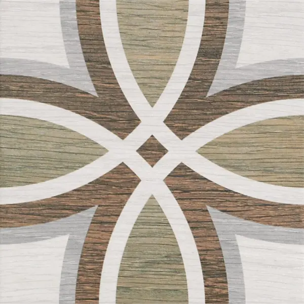 Patch Natural 8x8 Matte Porcelain Décor Tile 4
