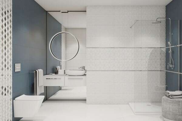 Perla Navy 12x30 Semi-Matte Ceramic Wall Tile
