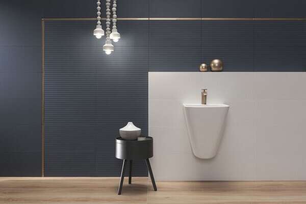 Reflection White 12x24 Semi-Matte Ceramic Wall Tile