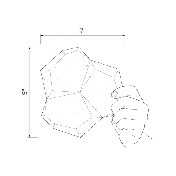 Sabaudia White 8x7 Semi-Matte Wall Mosaic