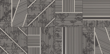 Duo Sample - Duo Graphite 12X24 Matte Ceramic Décor 