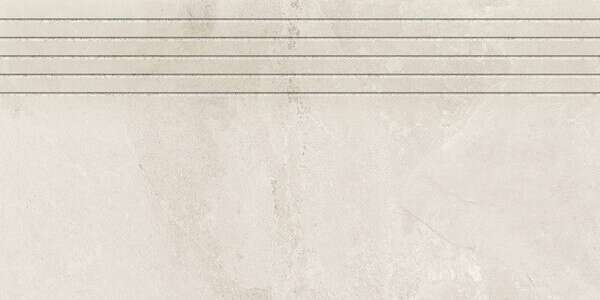 Sample - Grand Cave Ivory 12x24 Matte Stone Look Structure Step Tread Porcelain Tile