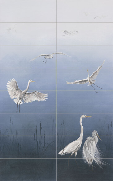 Heron Sample Heron 16-element Wall Decoration