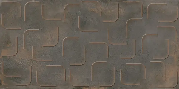 Metallic Sample - Metallic Steel 24x48 Matte Porcelain Structure Wall Tile