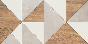 Velvetia Wood Sample - Velvetia Wood Geo 12x24 Matte/Glossy Ceramic Décor Wall Tile