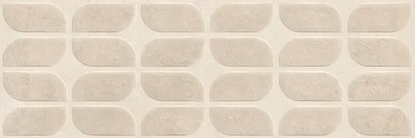 Sancio Beige 12x36 Matte Concrete Look Ceramic Structure 1 Wall Tile