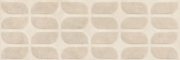 Sancio Beige 12x36 Matte Concrete Look Ceramic Structure 1 Wall Tile