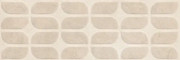 Sancio Beige 12x36 Matte Concrete Look Ceramic Structure 1 Wall Tile