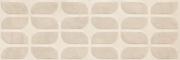 Sancio Beige 12x36 Matte Concrete Look Ceramic Structure 1 Wall Tile