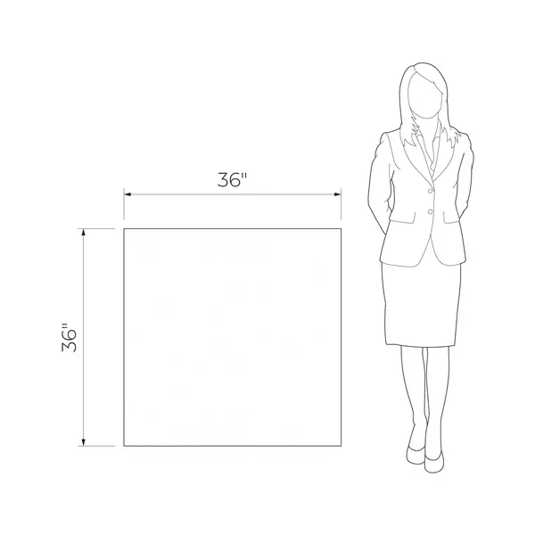 Sancio Gray 36x36 Matte Concrete Look Porcelain Tile