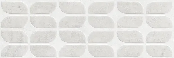 Sancio White 12x36 Matte Concrete Look Ceramic Structure 1 Wall Tile