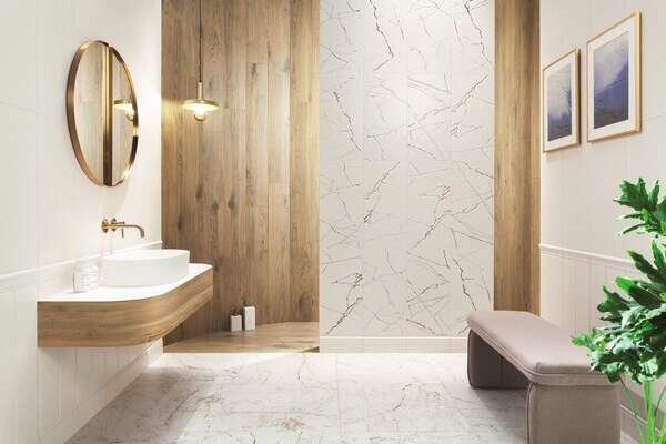 Sophi Oro White 24x24 Matte Porcelain Tile
