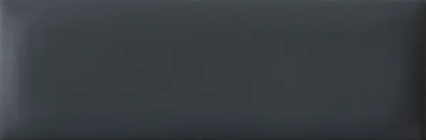 Sophisticated Brick 3x9 Black Matte Ceramic Wall Tile