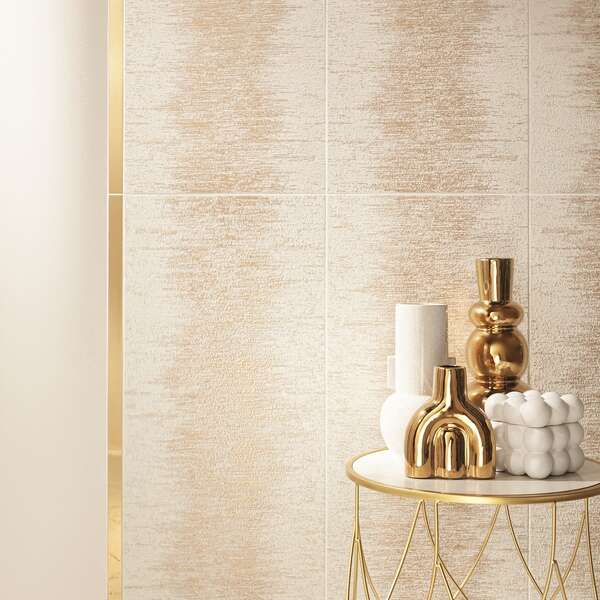 Stardust White 13x36 Glossy Ceramic Wall Tile