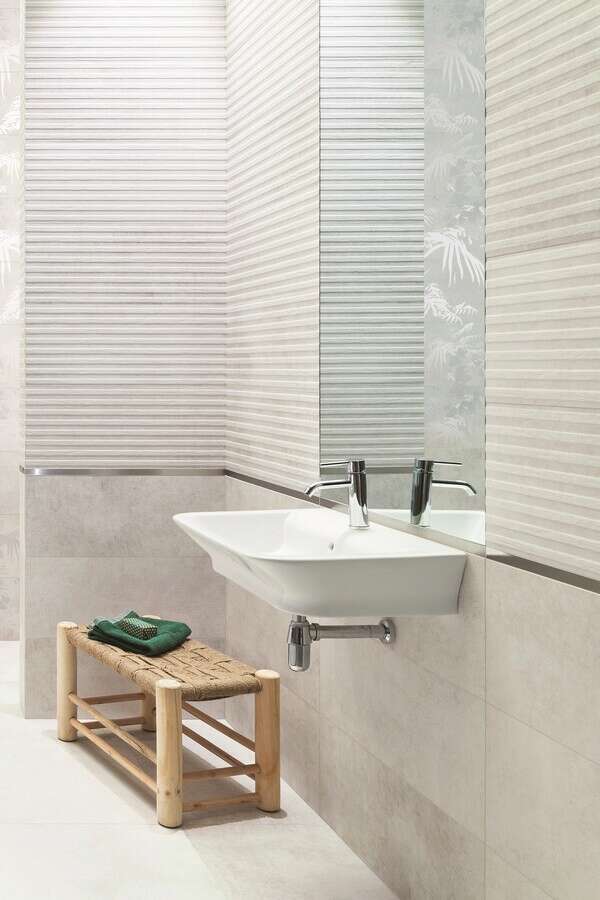 Tasmania Gray 12x30 Matte Ceramic Structure Wall Tile