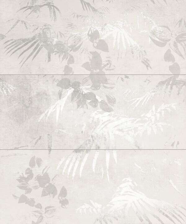 Tasmania Gray 30x36 Matte 3-Elements Ceramic Wall Décor Tile (Set of 3 tiles, 12x30 each)