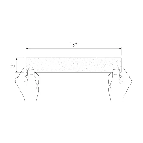 Timeless Green 1 2x13 Matte Wall Listello