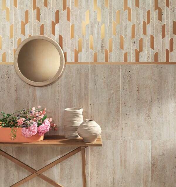 Tissue Gold 1x30 Wall Strip Matte Gold