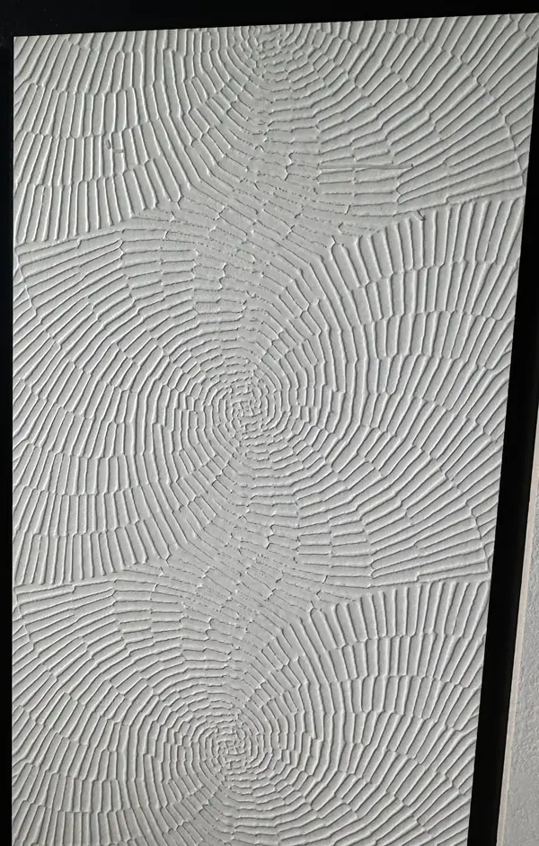 Torino White 12x36 Matte Ceramic Structure 2 Wall Tile