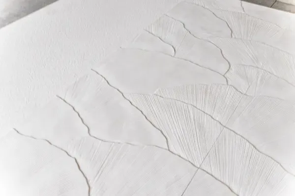 Torino White 12x36 Semi-Matte Ceramic Structure Wall Tile - Element 2