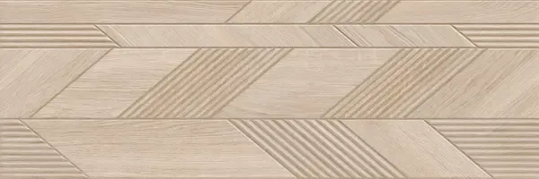 Venawood Almond 12x36 Matte Structure Ceramic Wall Tile - Element 2