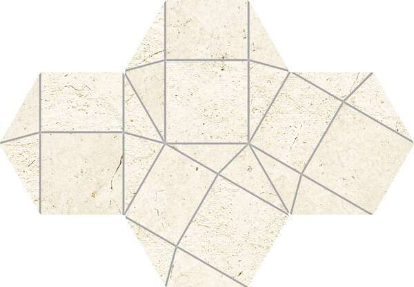 Ventura Sample - Ventura Ivory 8x12 Matte/Glimmer Ceramic Wall Mosaics