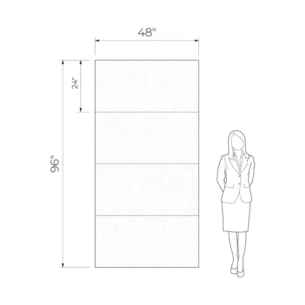 Verdura Elite Green/Gold Leaves 48x96 Matte/Glossy 4-Elements Porcelain Wall Décor Tile (Set of 4 tiles, 24x48 each) (1, 2, 3, 4)