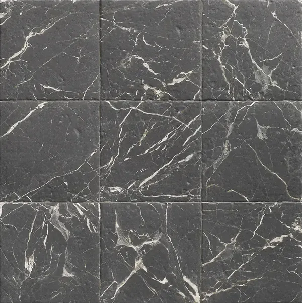 Versail Black 8x8 Matte Porcelain Tile