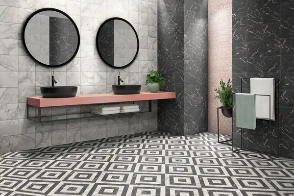 Versail Black 8x8 Matte Porcelain Tile