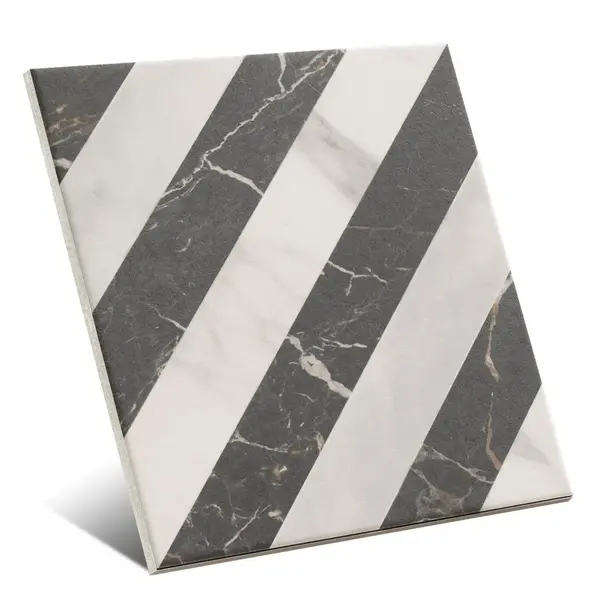 Versail Dark 8x8 Matte Porcelain Décor Tile 3