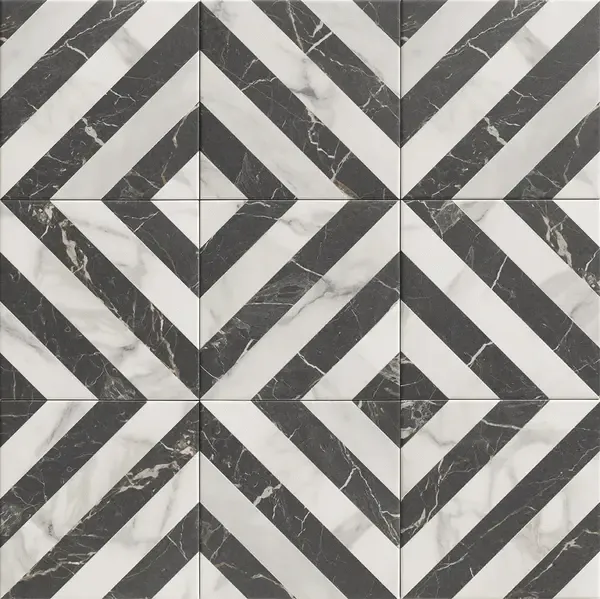 Versail Dark 8x8 Matte Porcelain Tile