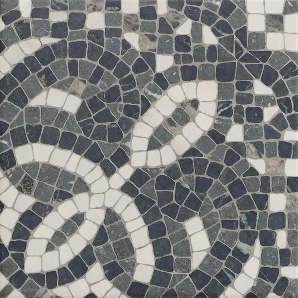 Versail Dark Gray 8x8 Matte Porcelain Décor Tile 7