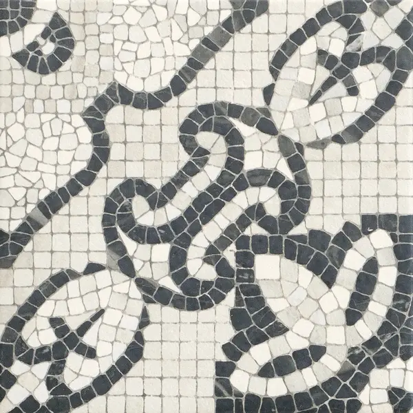 Versail Light Gray 8x8 Matte Porcelain Décor Tile 9